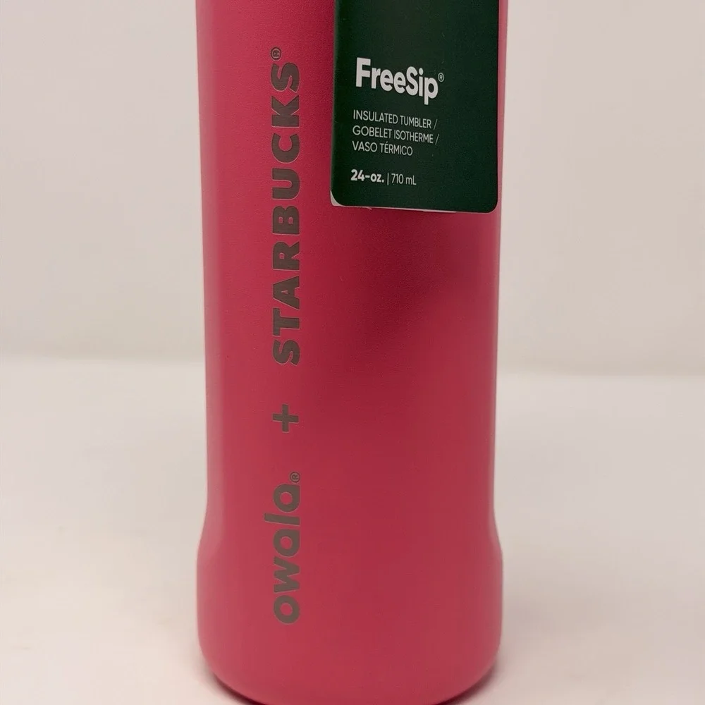 Starbucks x Owala FreeSip 2026 Pink Drink Limited Edition 24oz Tumbler NWT